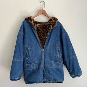 Vintage Womans Reversible Jacket - 2 in 1!